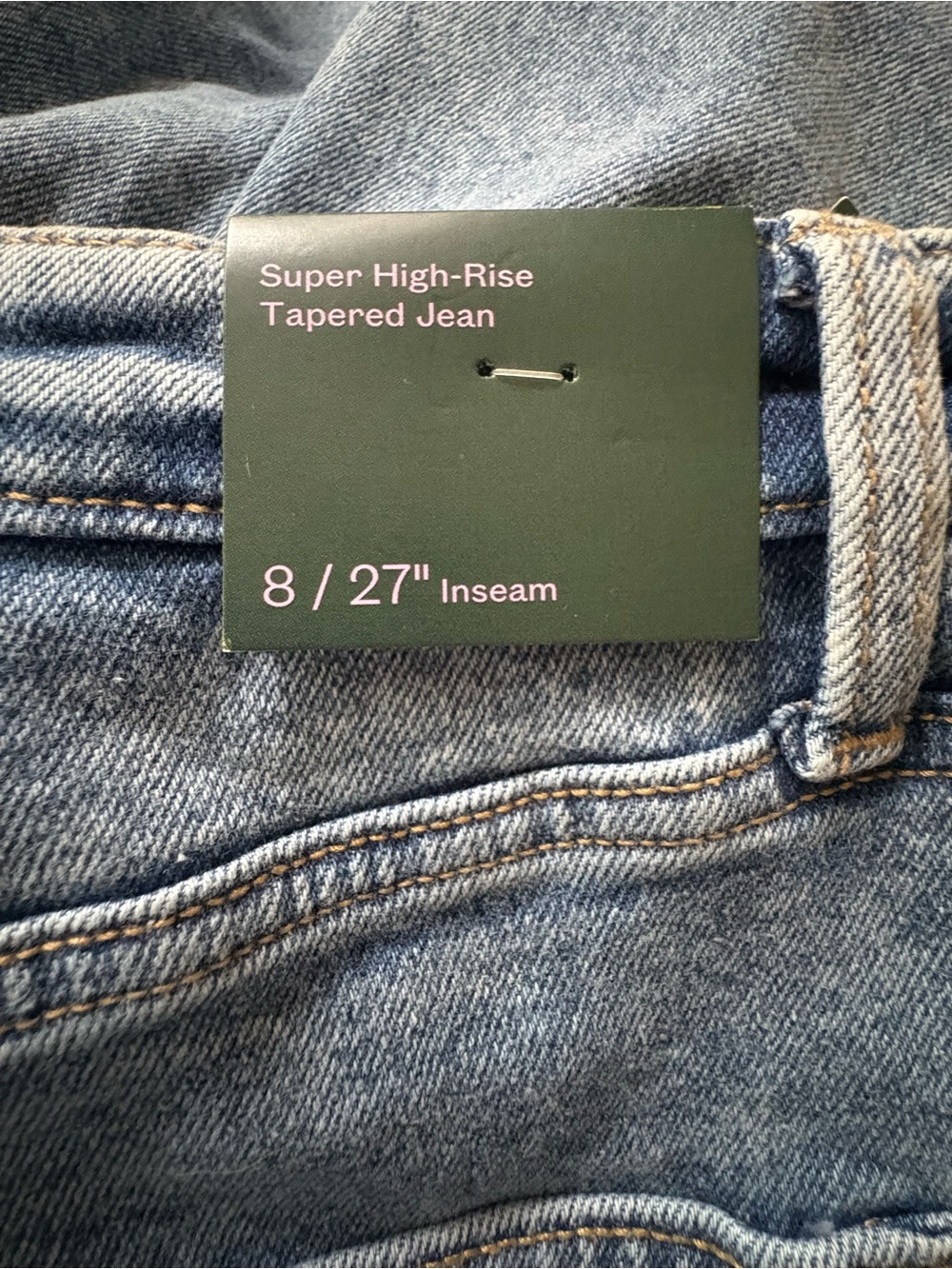 wild fable super high-rise tapered Jeans NWT - Picture 4 of 4